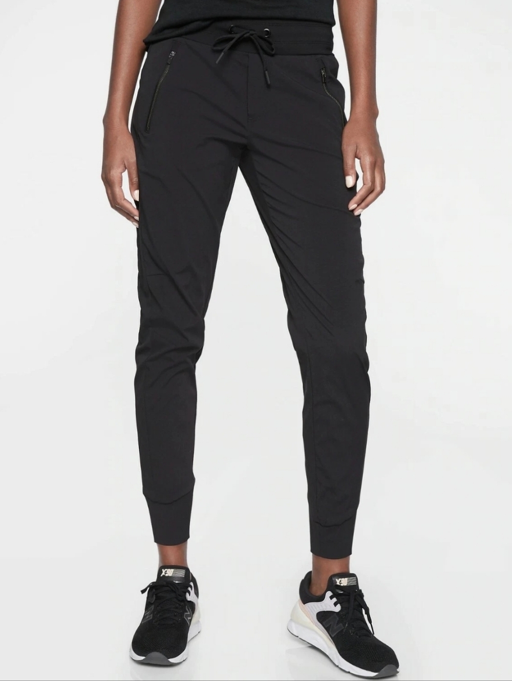 Athleta Trekkie North Ripstop Jogger Pants In Black Size 4